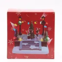Фигура светодиодная &laquo;Площадь новогодняя&raquo; 14&times;12&times;14 см, муз, USB, AAx3 (не в комплекте), МУЛЬТИ