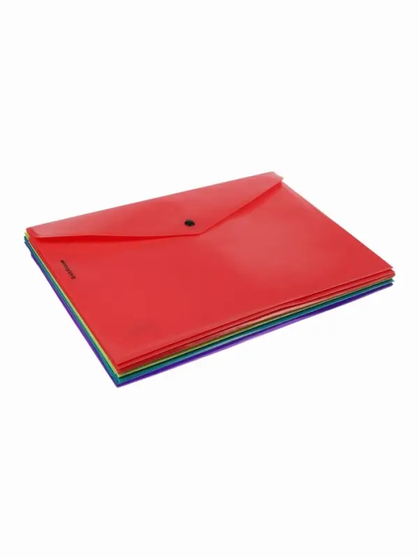 Папка-конверт на кнопке А4 ErichKrause Matt Reef, непрозрачный, микс