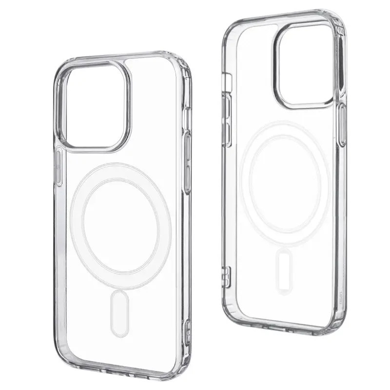 Чехол для iPhone 15 Pro Max Clear Case (MagSafe) в пакетике