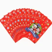 Пакет подарочный полиэтиленовый набор 10 шт., &laquo;С Новым годом&raquo;