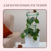 Шпалера, 32 &times; 19 &times; 0.5 см, пластик, зелёная