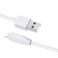 Кабель Hoco X1, Lightning - USB, 2.4 А, 1 м, белый