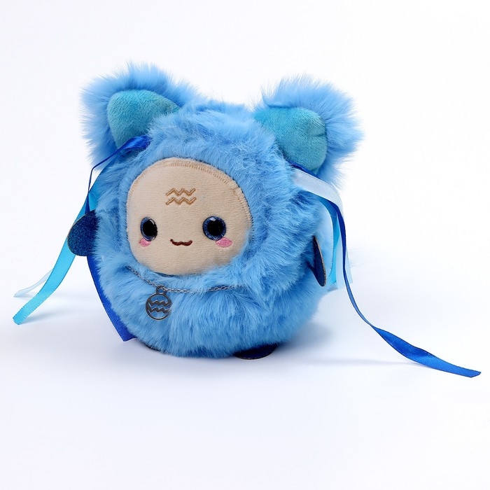 Мягкая игрушка «Создай своё украшение», знак зодиака: Водолей, 16 см Мягкая игрушка «Создай своё украшение», знак зодиака: Водолей, 16 см