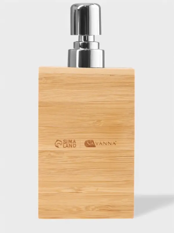 Набор аксессуаров для ванной SAVANNA BAMBOO, дозатор, стакан, мыльница