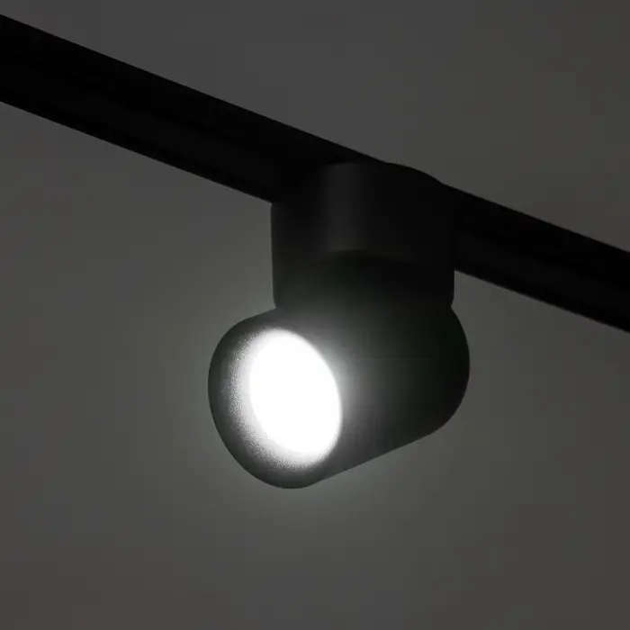 Светильник трековый BayerLux SLIM &laquo;Бочонок&raquo;, LED, 10 Вт, 3000K-6000К, 48 В, CRI90, 6.3&times;6.3&times;14.5 см, чёрный