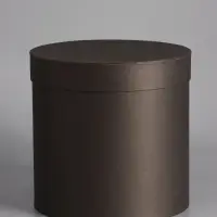 Шляпная коробка черная, 23 х 23 см