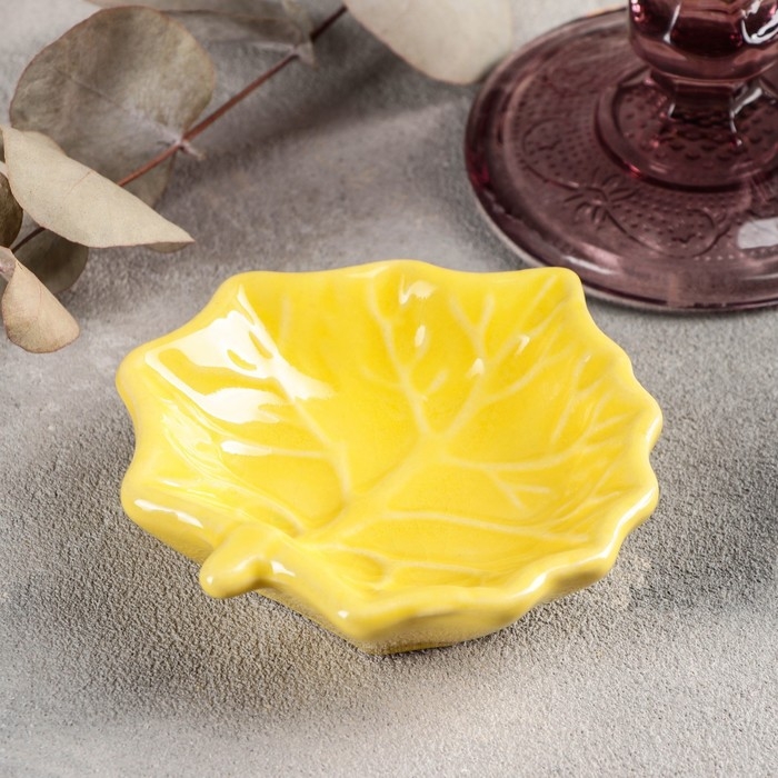 Соусник керамический «Лист», 9×8 см Соусник керамический «Лист», 9×8 см