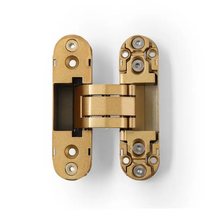 Петля скрытой установки LOCKLAND, 30&times;110 мм, с 3D-регулированием, цвет матовое золото