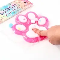 Сквиш антистресс - игрушка &laquo;Кошачья лапка&raquo;, с блёстками, МИКС