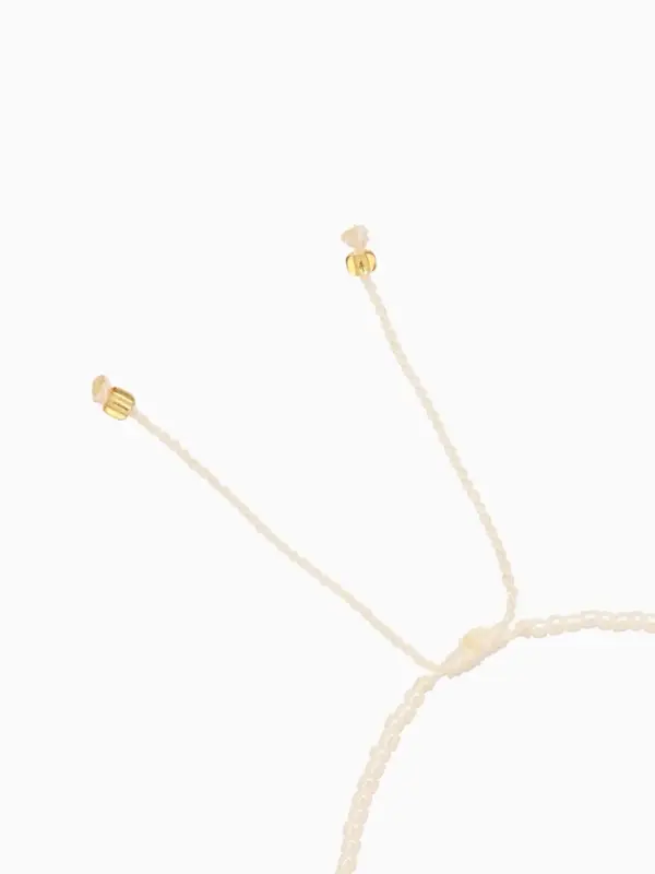 Браслет Браслет "Виколия" длина 16 см, цв. белый, золотистый