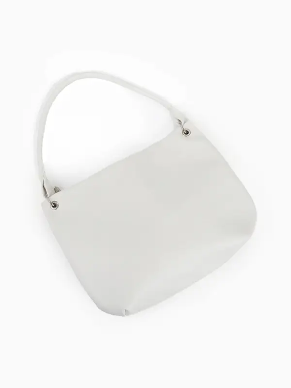 Сумка - мешок женская TEXTURA, на молнии, 36&times;10&times;28 см, белая