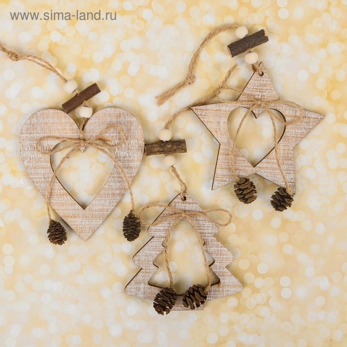 Подвеска новогодняя «Стиль», МИКС Подвеска новогодняя «Стиль», МИКС