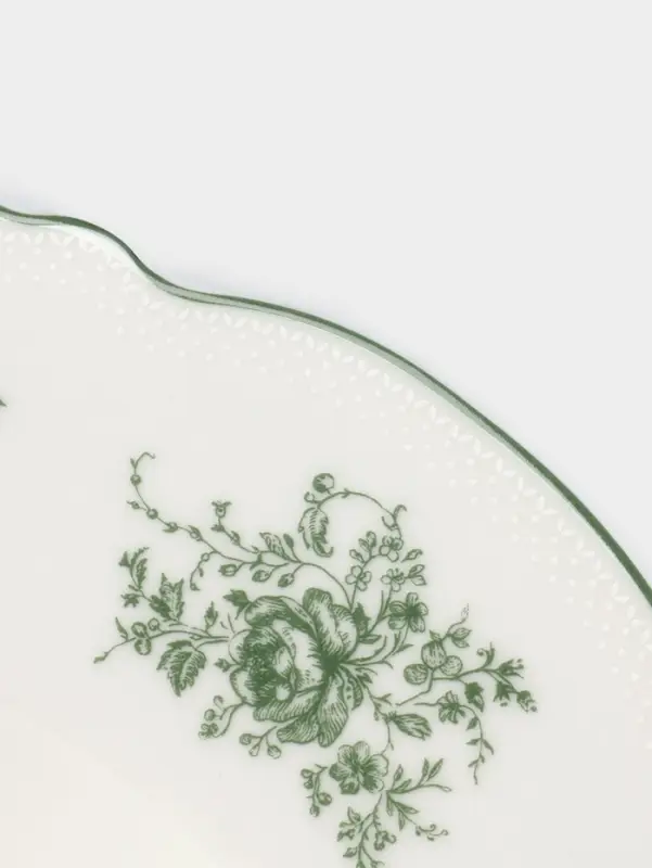 Тарелка глубокая WY Emerald Essence, 200 мл, d=21.5 см, фарфор, белая