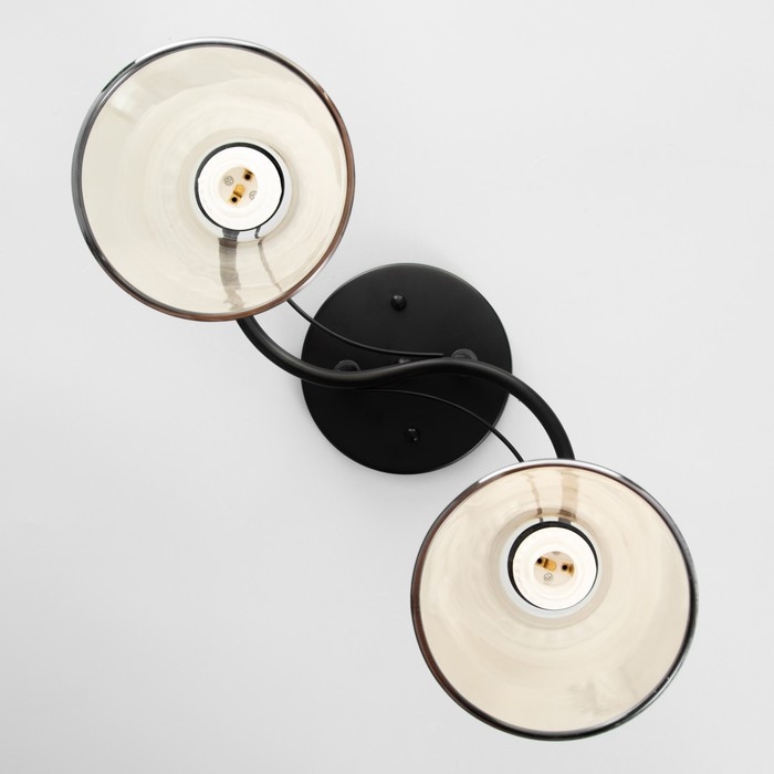 Люстра Люстра "Эдотт" 2хЕ27 40Вт черный 43х15х25 см BayerLux