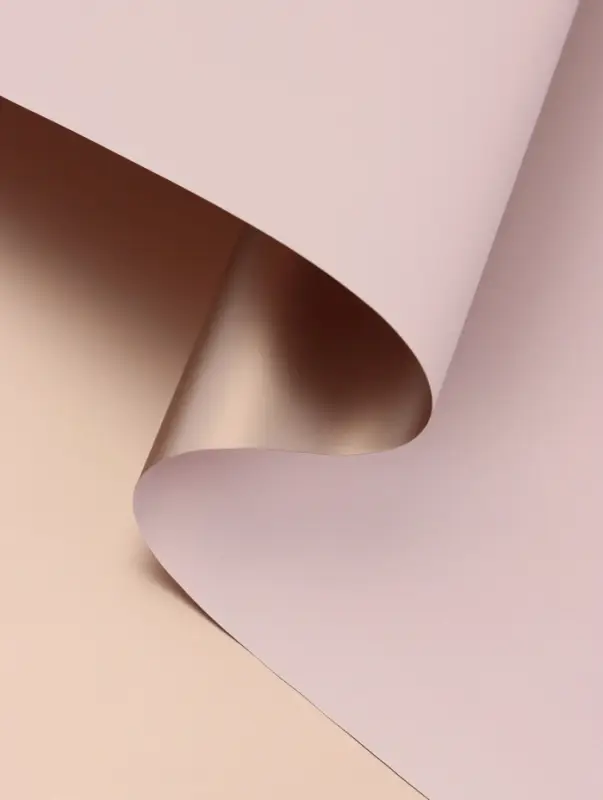 Плёнка матовая для цветов и букетов, двухсторонняя &laquo;Цветной блеск&raquo; пудра, бронза, 0.58&times;10 м