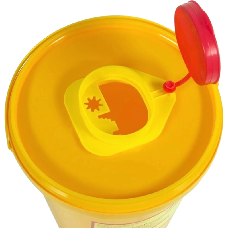 Емкость-контейнер для остр. инструм. Медком класса Б жел. 3 л(80 шт. в уп.)