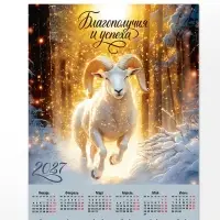 Календарь 2027, настенный, А2 &laquo;Успеха&raquo;