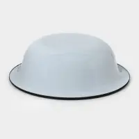 Таз эмалированный, 12 л, без декора, слоновой кости