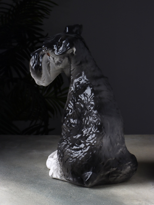 Копилка "Собака Шнауцер терьер" 25х24х36 см