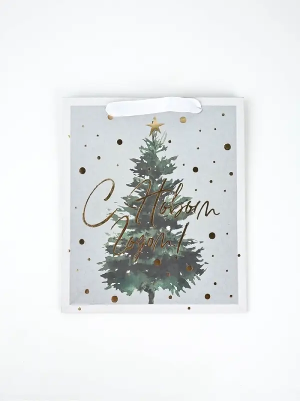 Набор новогодних пакетов &laquo;Еловый лес&raquo;