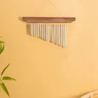 Музыка ветра, 40×23×1 см, бамбук, алюминий