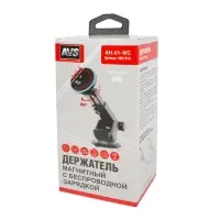 Держатель для смартфонов с беспр.зарядкой магнитный на приборную панель MagSafe AVS AH-01-WC