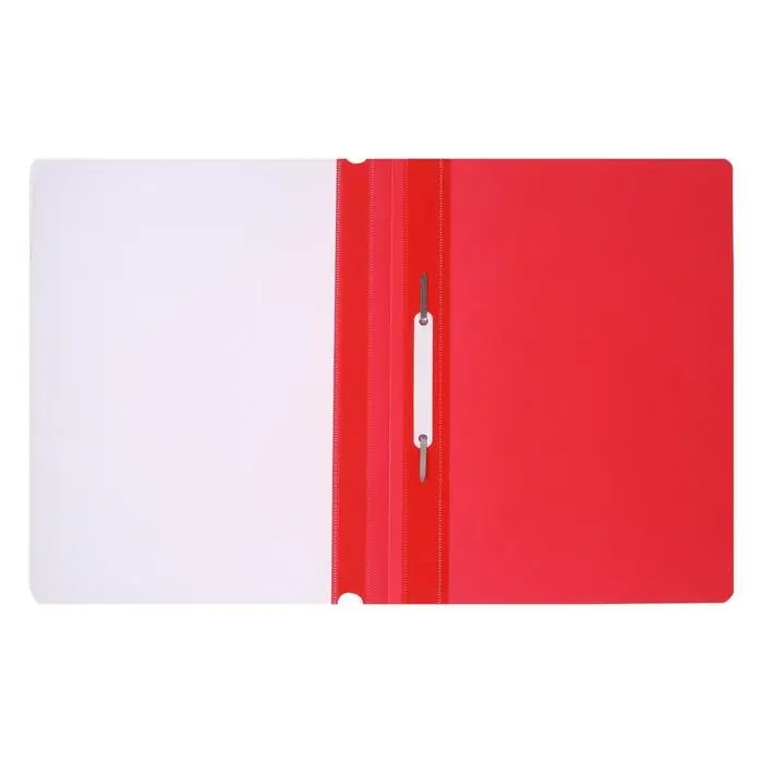 Папка-скоросшиватель Calligrata, А4, 120 мкм, красная, прозрачный верх Папка-скоросшиватель Calligrata, А4, 120 мкм, красная, прозрачный верх