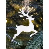 Ёлочные игрушки деревянные в коробке, набор 15 шт.