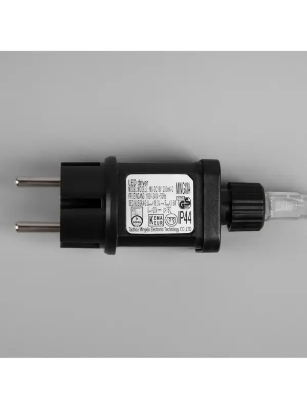 Гирлянда &laquo;Нить&raquo; 100 м роса, IP44, серебристая нить, 1000 LED, свечение мульти, 18 В