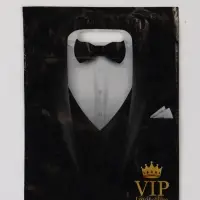 Пакет подарочный &laquo;Смокинг VIP&raquo;, полиэтиленовый, с вырубной ручкой, 30&times;40 см, 50 мкм