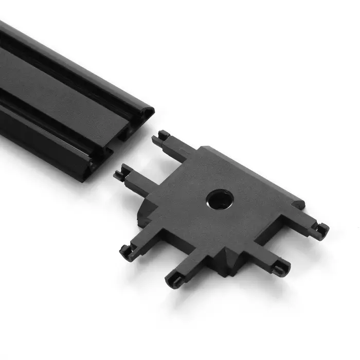 Коннектор SLIM т-образный, 4-жильный, чёрный, 0.7&times;4&times;2 см