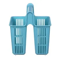 VETTA Сушилка для столовых приборов с ручкой, 2 секций, пластик, 16х14х10,5см, "Кантри", 4011