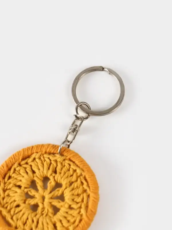 Брелок Брелок "Ловец снов" 19 см, цв. бежевый