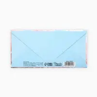 Конверт для денег &laquo;Любимой мамочке&raquo;, пионы, тиснение, 16.5&times;8 см