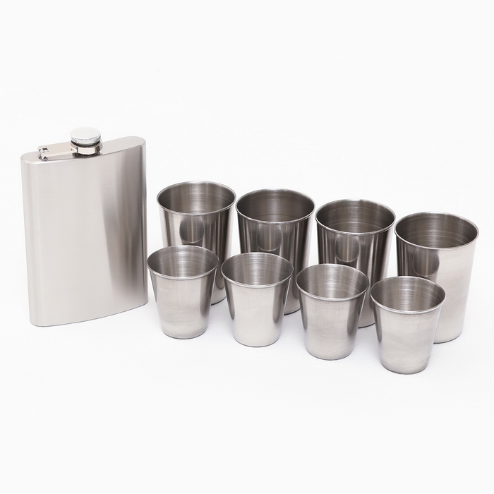 Набор с шампурами подарочный  Набор с шампурами подарочный "Буйвол" №30, в кейсе из эко-кожи