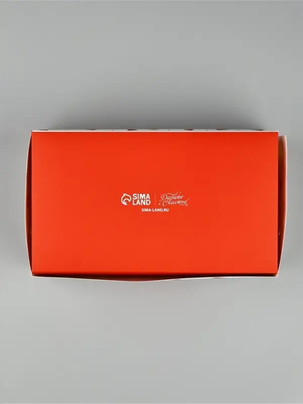 Кондитерская упаковка для макарун с окном, «С любовью», 11 х 19 х 5.5 см