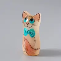 Сувенир &laquo;Кошечка мини&raquo;, 4,5х2,3 см, селенит, микс