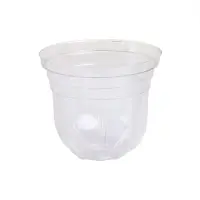 Горшок для рассады, с крышкой, 300 мл, d=9.5 см, h=8 см, мягкий пластик, терракот, Greengo