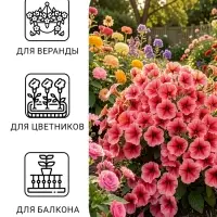 Семена цветов Петуния &laquo;Опера суприм Респберри&raquo;, 5 шт., &laquo;Агросидстрейд&raquo;