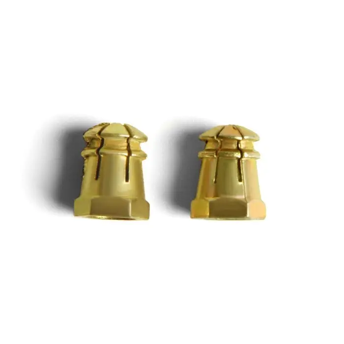 Дюбель ТУНДРА, мебельный, бусола, металлический, оцинкованный, М6, 4 шт