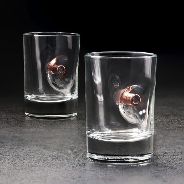 Стопки Стопки "Непробиваемые. Сухопутные", 2 шт, эмблема, 250 мл