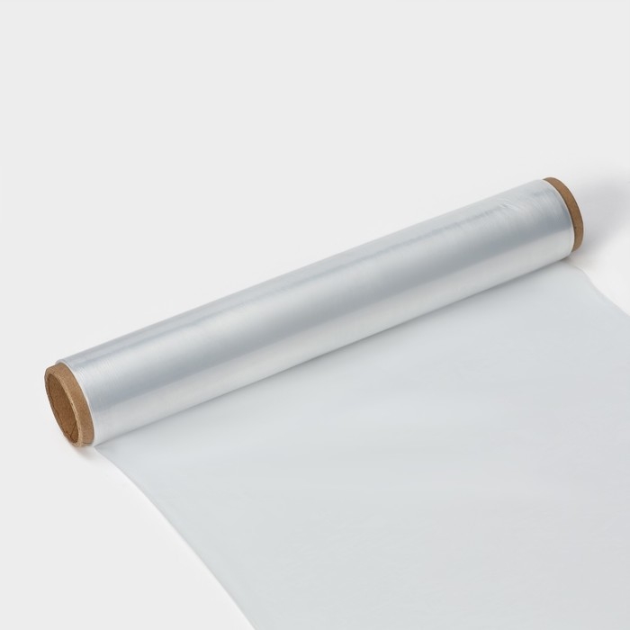 Плёнка пищевая Доляна, 30 см × 100 м, 8 мкм, цвет белый Плёнка пищевая Доляна, 30 см × 100 м, 8 мкм, цвет белый