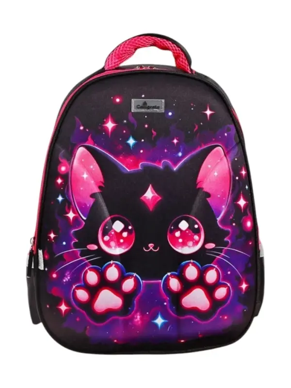 Рюкзак каркасный школьный Calligrata &laquo;Котик&raquo;, 39&times;30&times;14 см