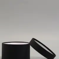 Подарочная коробка черная, завальцованная с окном, 16 х 11 см