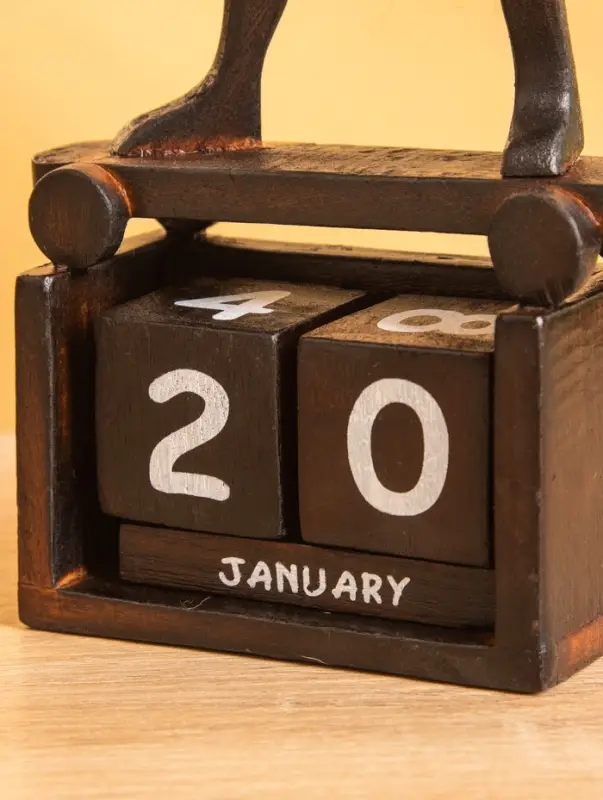 Вечный календарь &laquo;Абориген-календарь&raquo;, 18&times;11&times;8 см, дерево