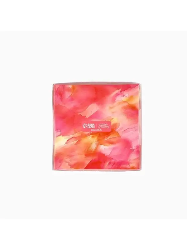 Коробка под 4 конфеты с ячейками &laquo;Яркие краски&raquo;, 10&times;10&times;3 см