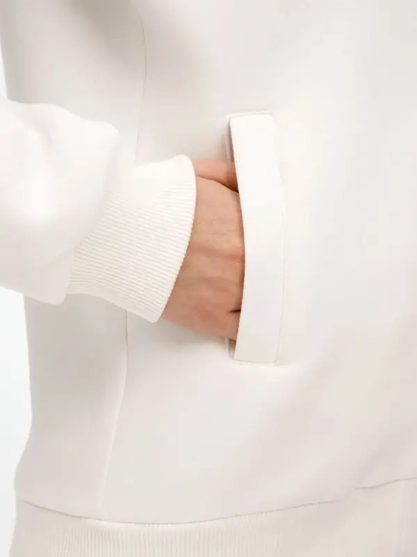 Бомбер унисекс Estado, молочно-белый, размер S