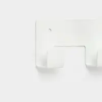 Вешалка настенная 5 крючков, цвет белый