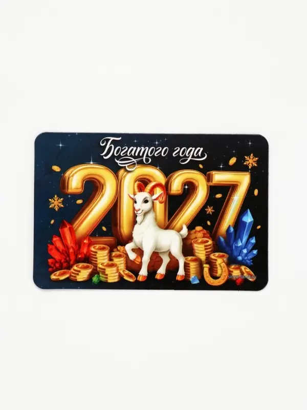Магнит новогодний &laquo;2027 Богатого года&raquo;