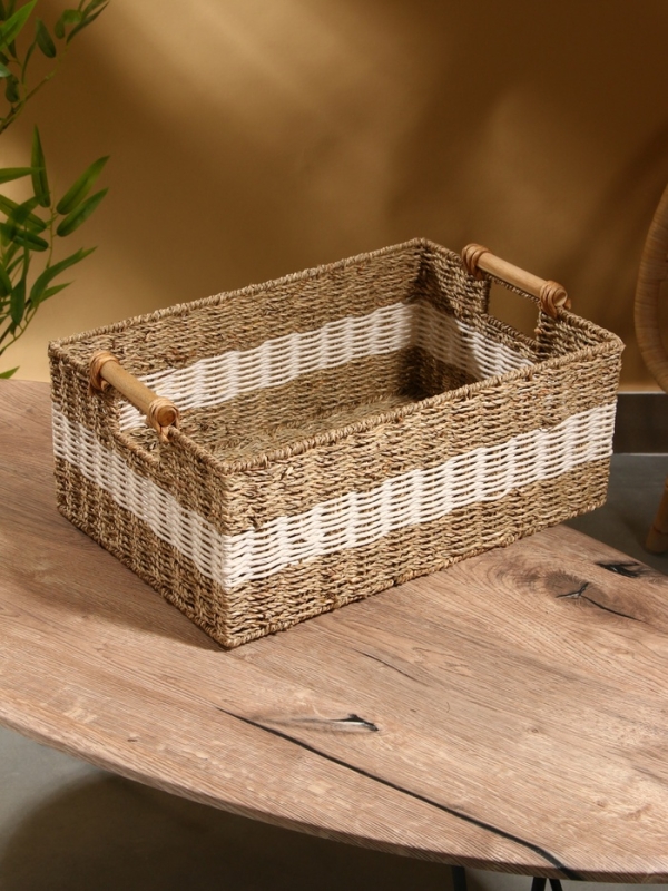 Корзина плетеная 46х31х20 см, сиграсс